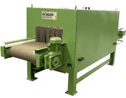 Continuous hot-air drying oven