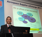 Joe Pinto at Aerospace Supplier eXchange in Singapore 2011