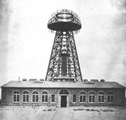 The Wardenclyffe Tower, demolished in 1917