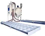 Figure 5 - four waffle floor modules system under factory test