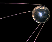 Sputnik 1, first Earth satellite (replica)