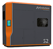 The S2 system allows fully-automatic operation and workpiece handling. Due to its short cycle times, the compact S2 can easily handle the powder removal of the output of multiple printers.