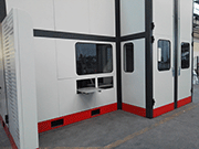 RoboTEP Wave Finishing Systems are totally enclosed in the cabin where the parts or the technologic trays can be loaded from two drawers, or from a storage device with laser-guided vehicles