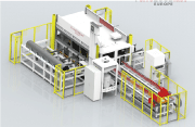 Figure 2: Custom-built Pipe InBlast machine by FerroECOBlast® Europe for internal pipe blasting with customized software based on Industry 4.0 technology
