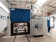 The fully automated MC 2200 A can process a complete wheelset in under 15 minutes