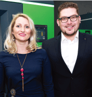 General manager Mrs. Mojca Andolsek with Sales director Mr. Benjamin Hlebec