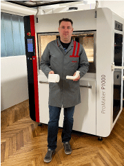 Mr. Darko Malnarič, with our cutting-edge 3D printer, we can create prototypes and models with exceptional precision, bringing your vision to reality
