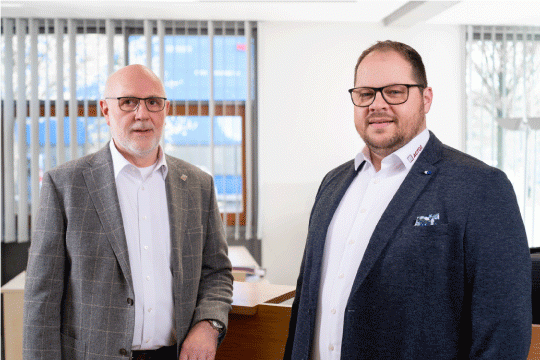 Left: Antonius Heitmann, Managing Director at AGTOS; Right: Andreas Bügener, Second Managing Director at AGTOS