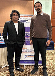 MFN trainer Rishabh K Shah (right) with Ronak Shah, CEO of FutureReady Technologies