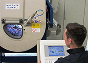 The Rotamat for the coating of mass-produced small parts is also available for testing
