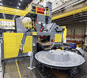 Powered rotary tables for parts sorting and handling