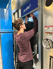 Profile Industries installing Rotary Spiral