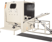 Heavy-duty Empire cabinet with a work enclosure exceeding 4 cubic meters provides an environmentally friendly and economically attractive approach for air-blasting parts with maximum  dimensions of up to 1.8 meters. 