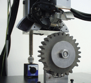 Figure 2: Measurement of residual stresses on a gear with X Ray diffractometer (Labs, Department of Mechanical Engineering, Politecnico di Milano, Italy)
